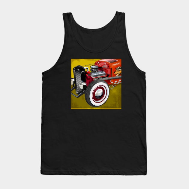 Hot Rod 55 Tank Top by Midcenturydave